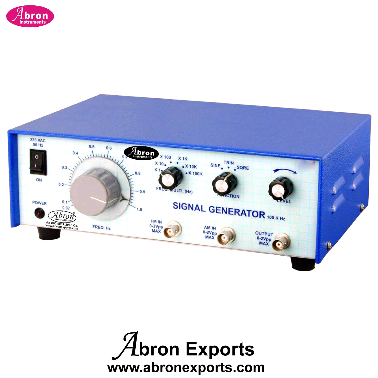 FG Funtion Signal Generator 10hz-100Khz Sine Square Triangle Wave Oscillator Abron AE-1353S 